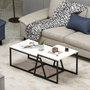 Hanah Home Mesa de Centro Minimal - Blanco